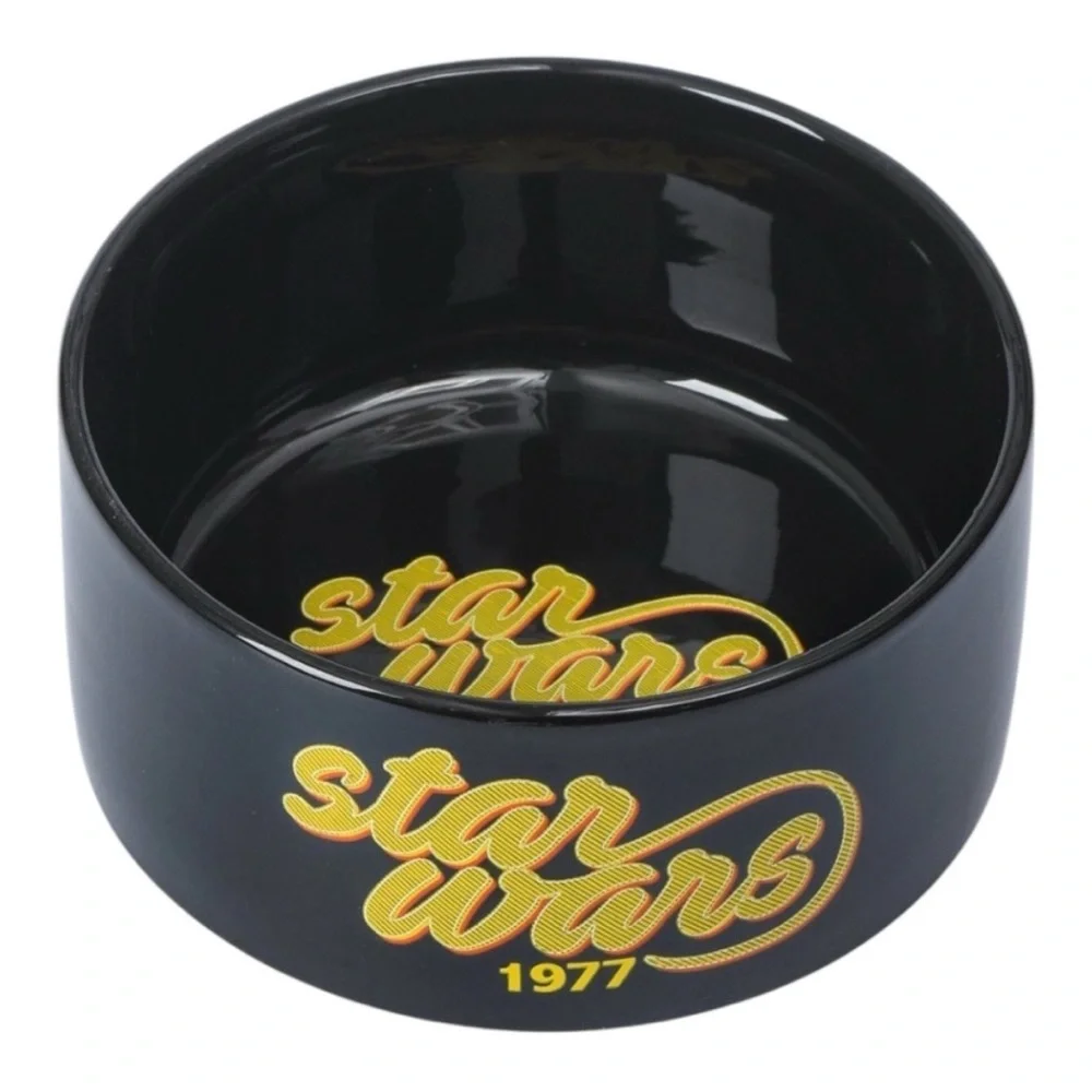 Disney Star Wars 1977 Retro Ceramic Dog Bowl Discontinued